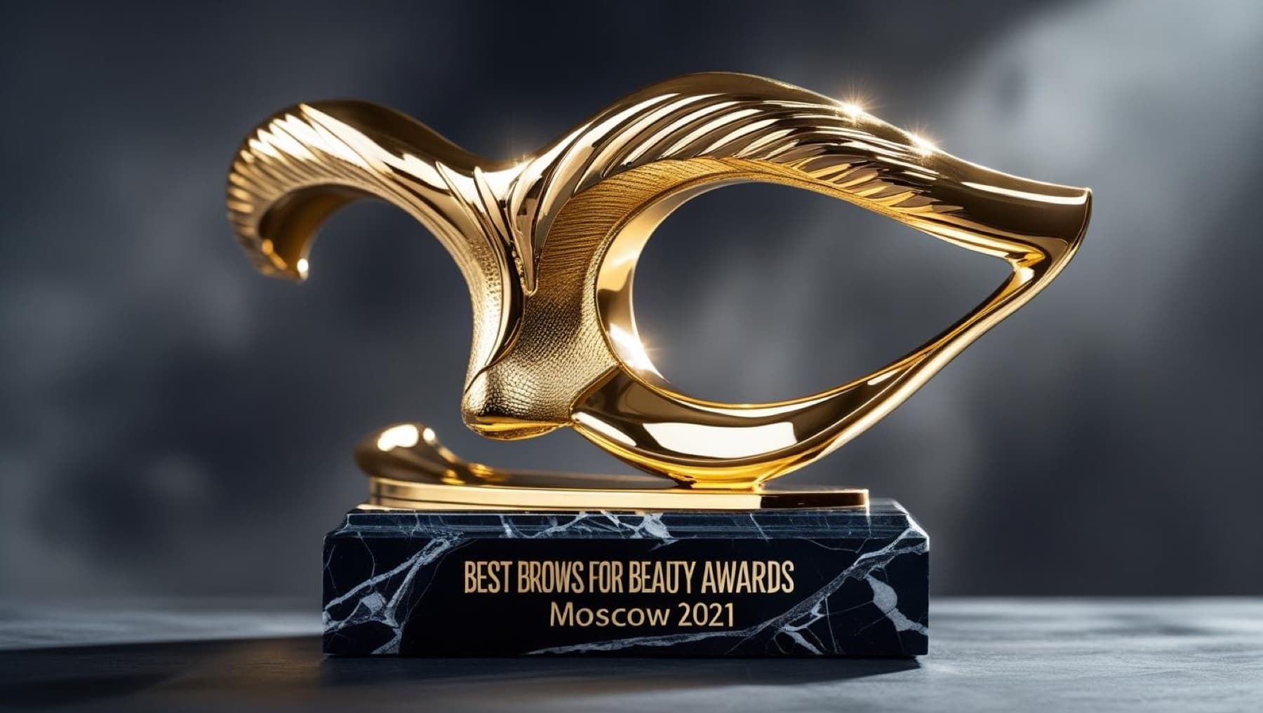 Best Brows trophy — Beauty Awards Moscow 2021